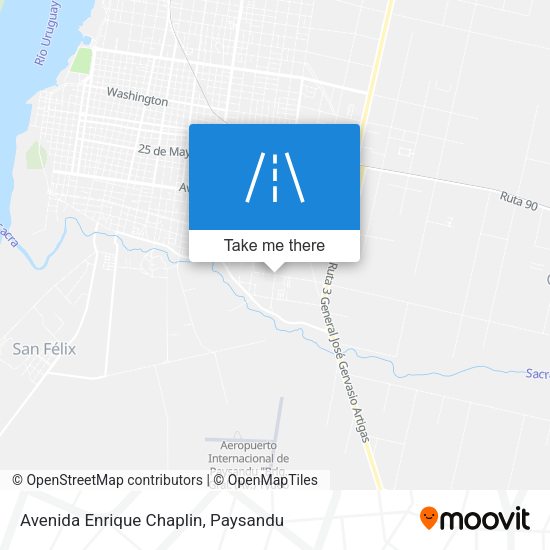 Avenida Enrique Chaplin map