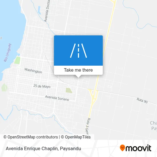 Avenida Enrique Chaplin map