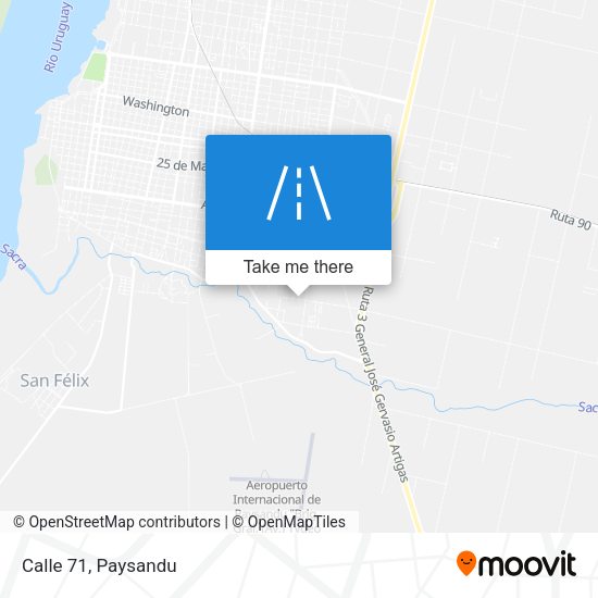 Calle 71 map