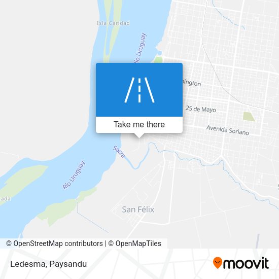 Ledesma map