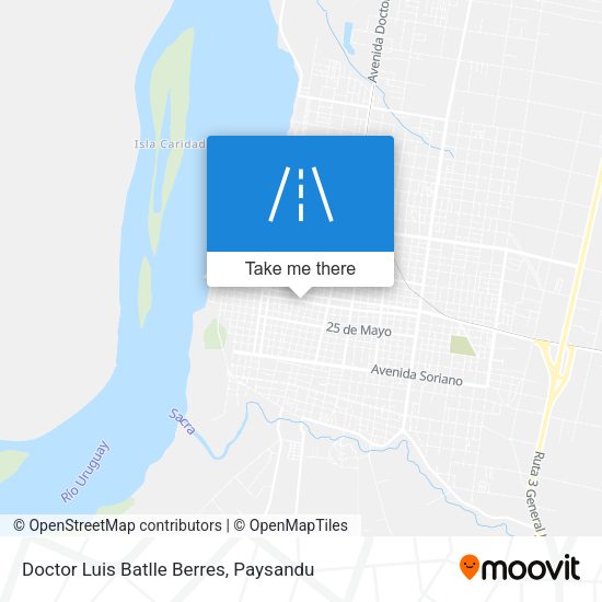 Doctor Luis Batlle Berres map
