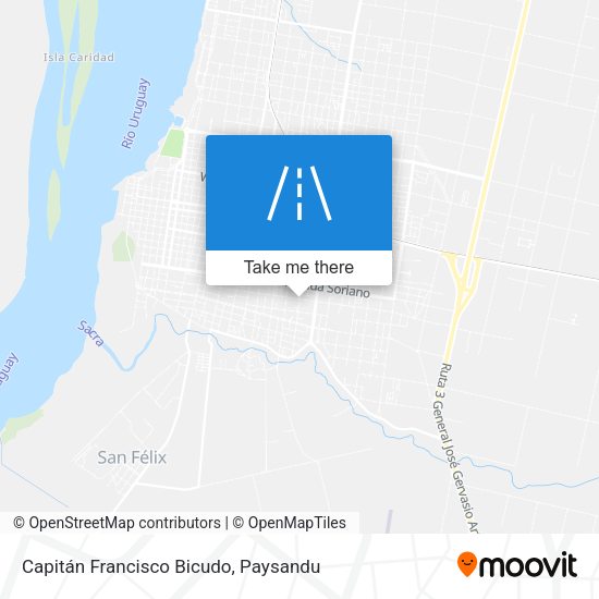Mapa de Capitán Francisco Bicudo