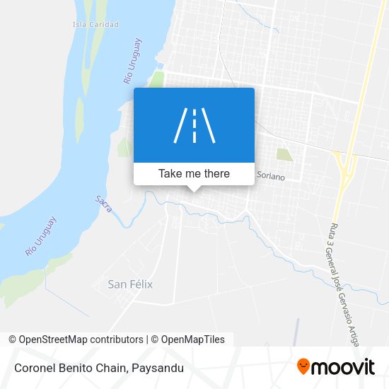 Coronel Benito Chain map