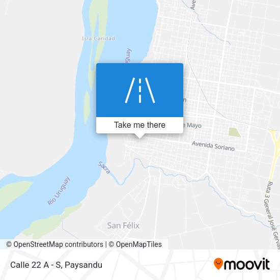 Calle 22 A - S map