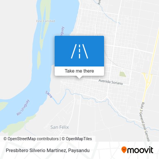 Presbítero Silverio Martínez map