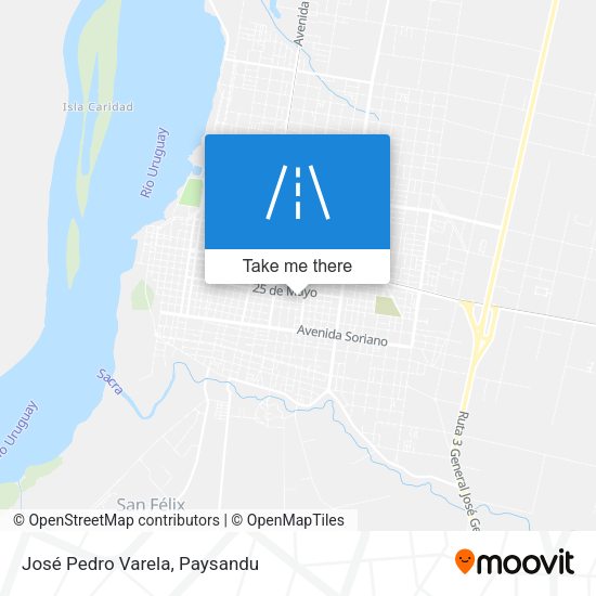 José Pedro Varela map