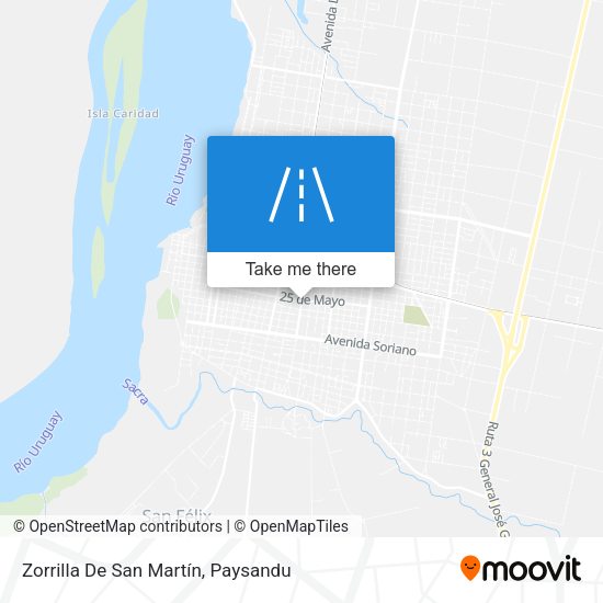 Mapa de Zorrilla De San Martín