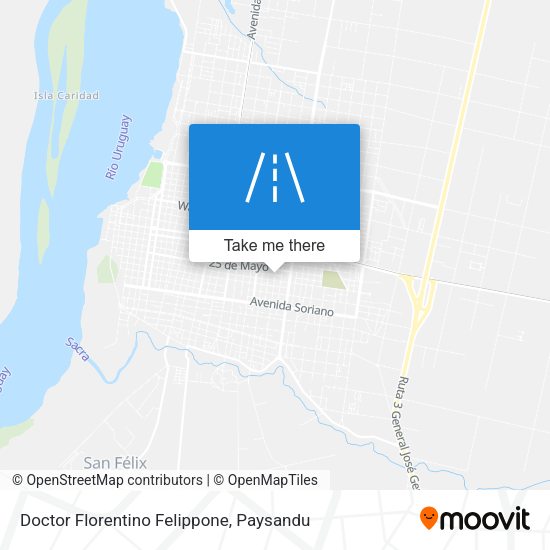 Doctor Florentino Felippone map