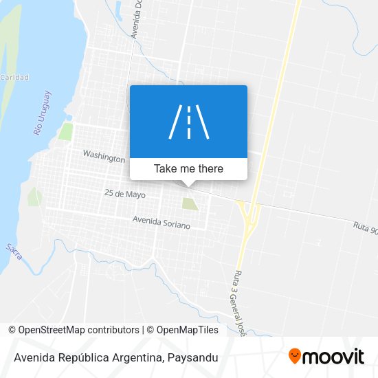 Avenida República Argentina map
