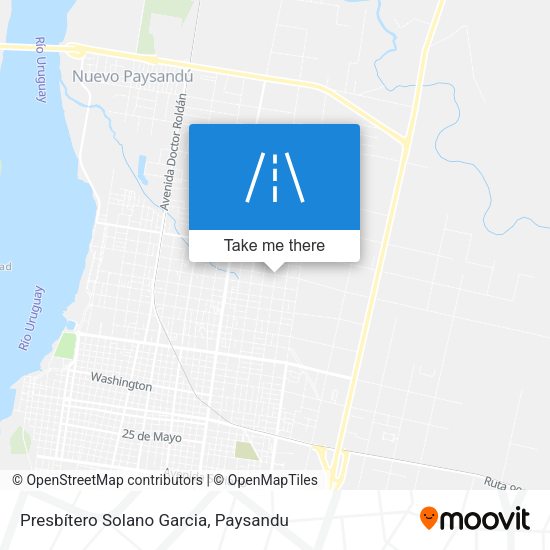 Presbítero Solano Garcia map