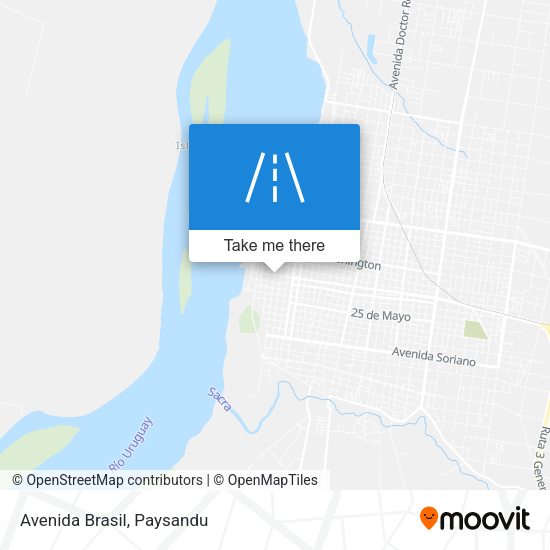 Avenida Brasil map