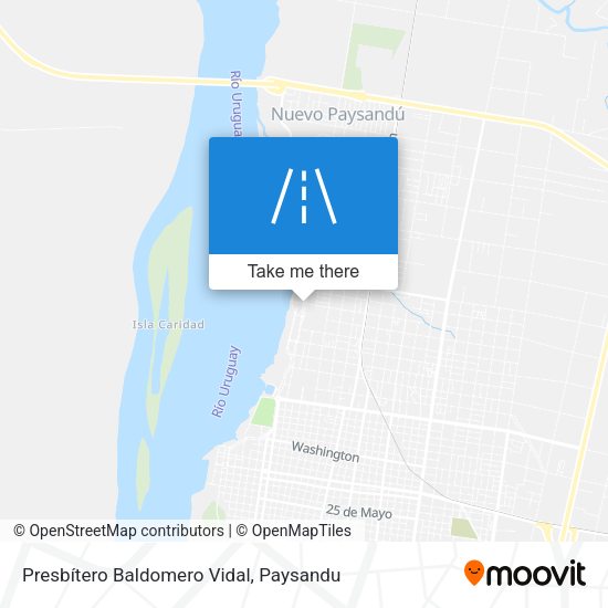 Presbítero Baldomero Vidal map