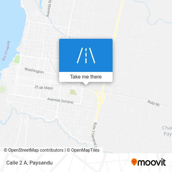 Calle 2 A map