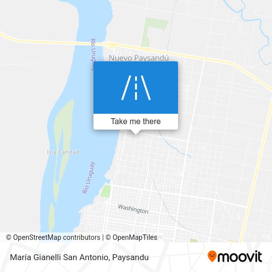 María Gianelli San Antonio map