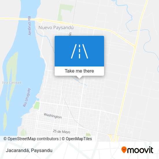 Jacarandá map