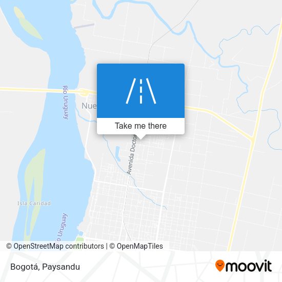 Bogotá map