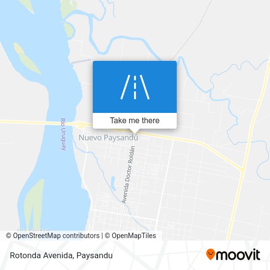Mapa de Rotonda Avenida