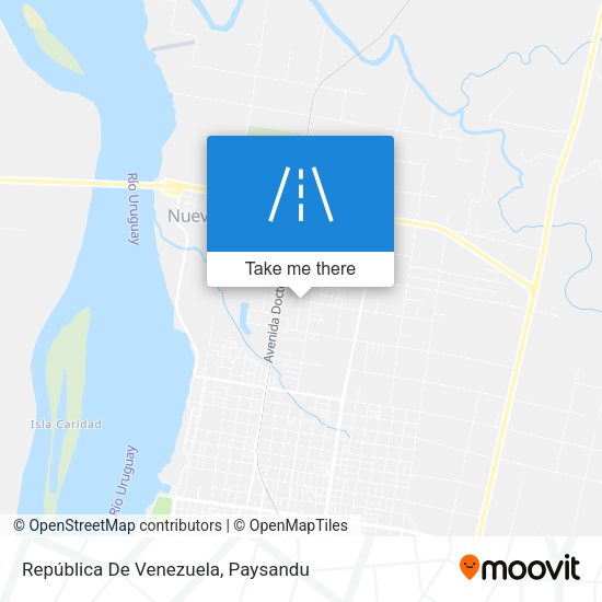 República De Venezuela map