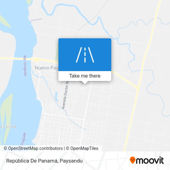 República De Panamá map