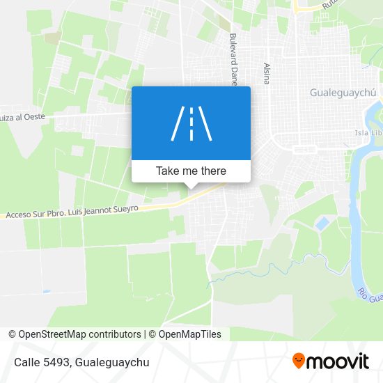 Mapa de Calle 5493