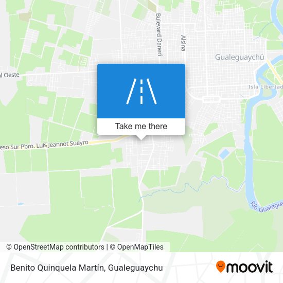 Benito Quinquela Martín map