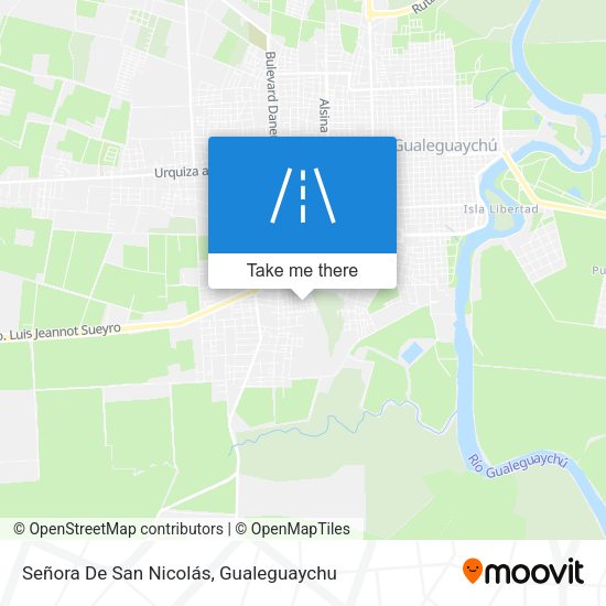Mapa de Señora De San Nicolás