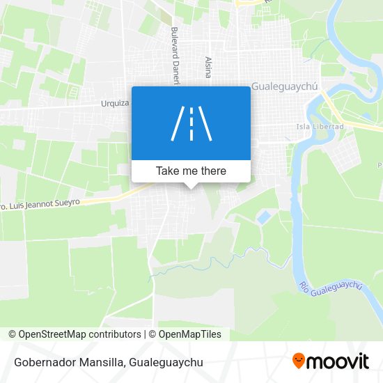 Gobernador Mansilla map