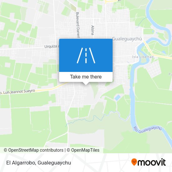 El Algarrobo map