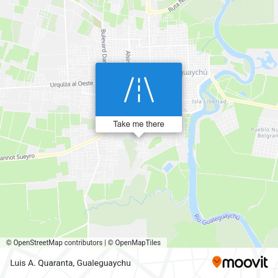 Mapa de Luis A. Quaranta