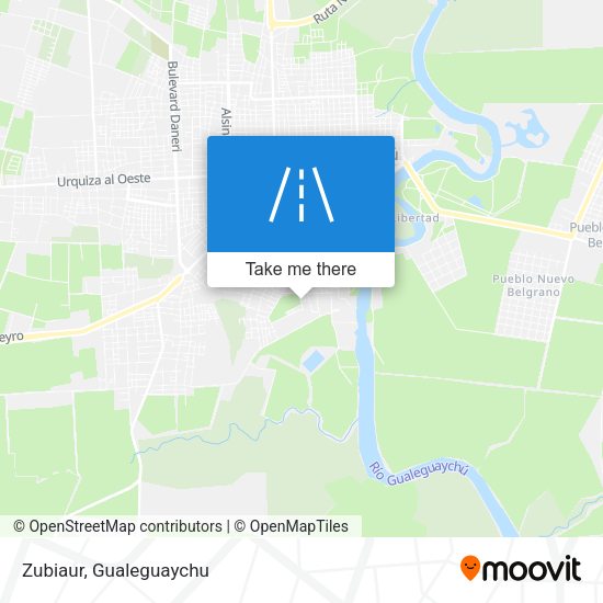Mapa de Zubiaur