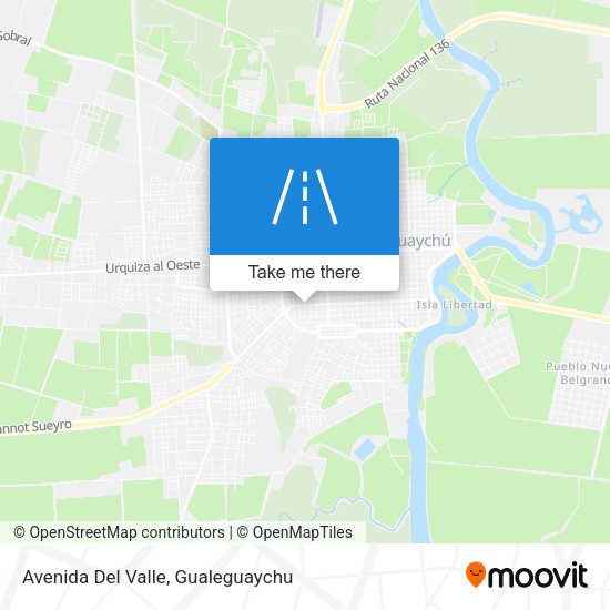 Avenida Del Valle map