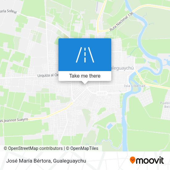 José María Bértora map