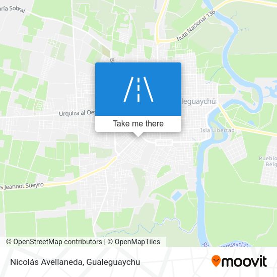 Mapa de Nicolás Avellaneda