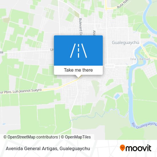 Avenida General Artigas map