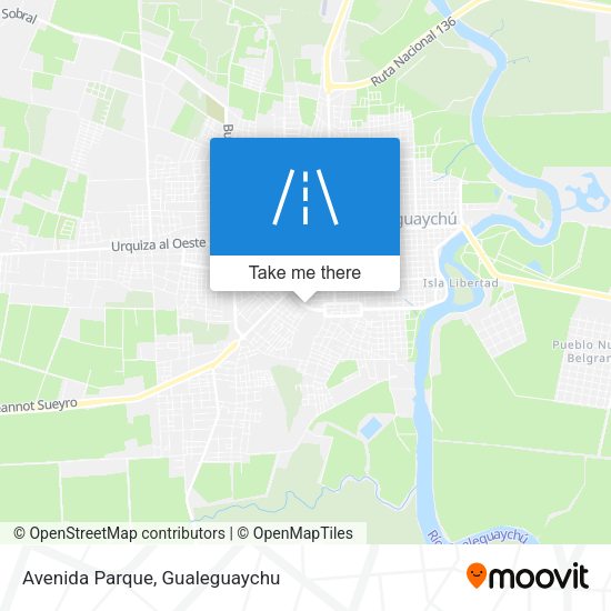 Mapa de Avenida Parque