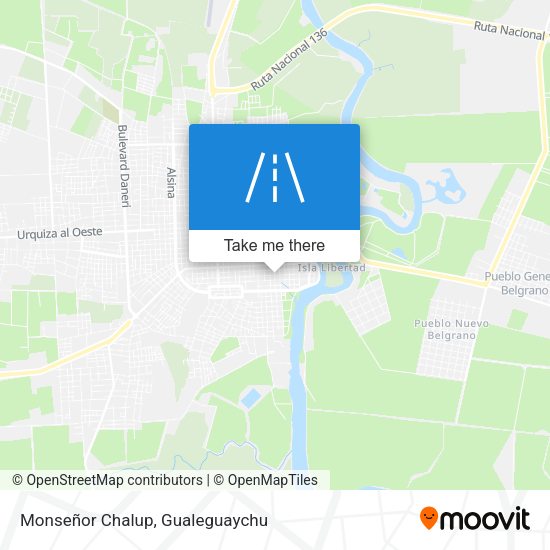 Mapa de Monseñor Chalup