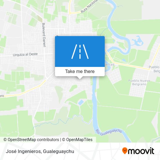 Mapa de José Ingenieros