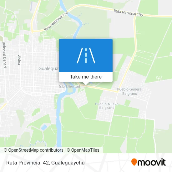 Ruta Provincial 42 map