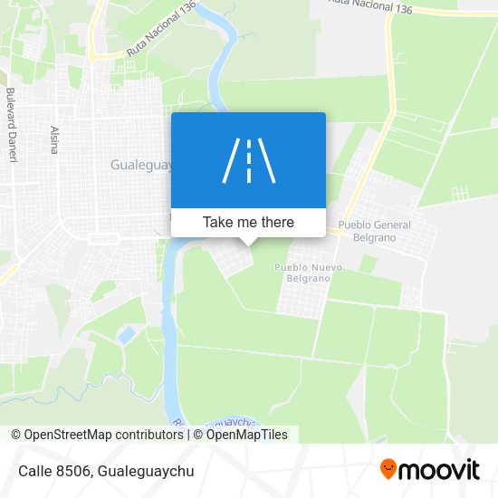 Mapa de Calle 8506