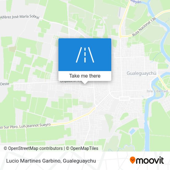 Mapa de Lucio Martines Garbino