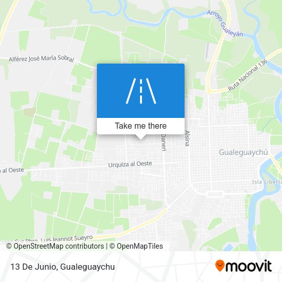Mapa de 13 De Junio