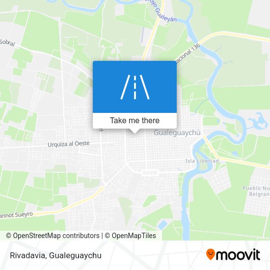 Mapa de Rivadavia
