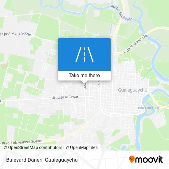 Mapa de Bulevard Daneri