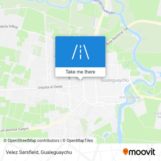Mapa de Velez Sarsfield