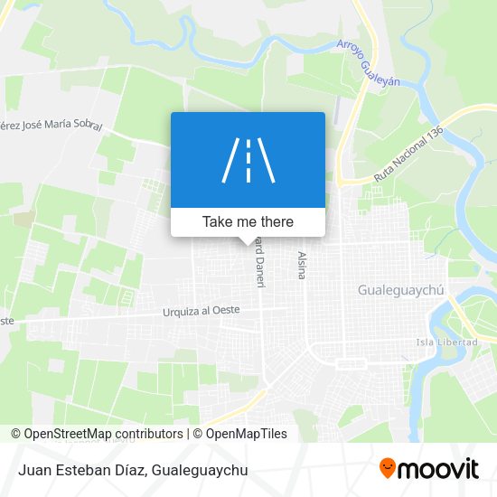 Juan Esteban Díaz map