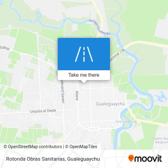 Mapa de Rotonda Obras Sanitarias