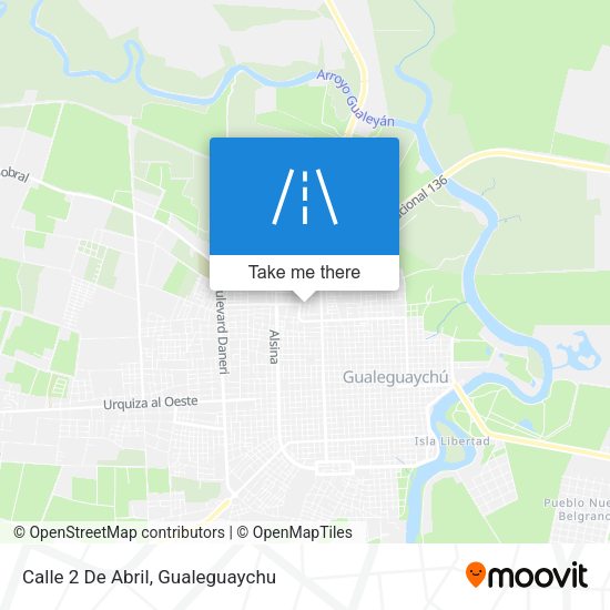 Mapa de Calle 2 De Abril