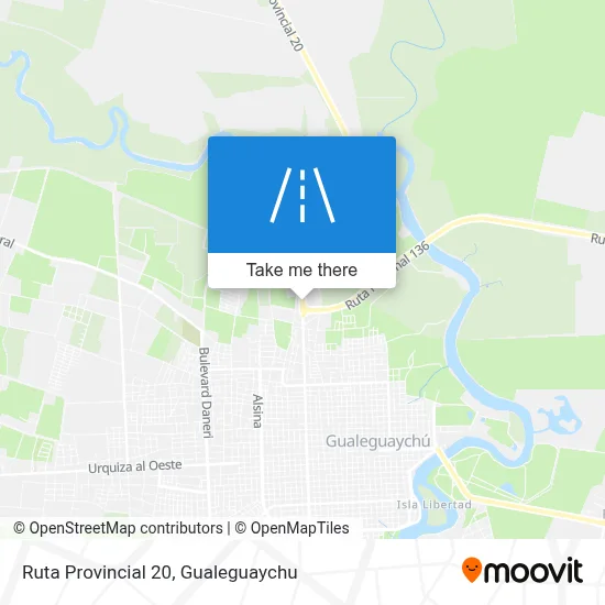 Ruta Provincial 20 map