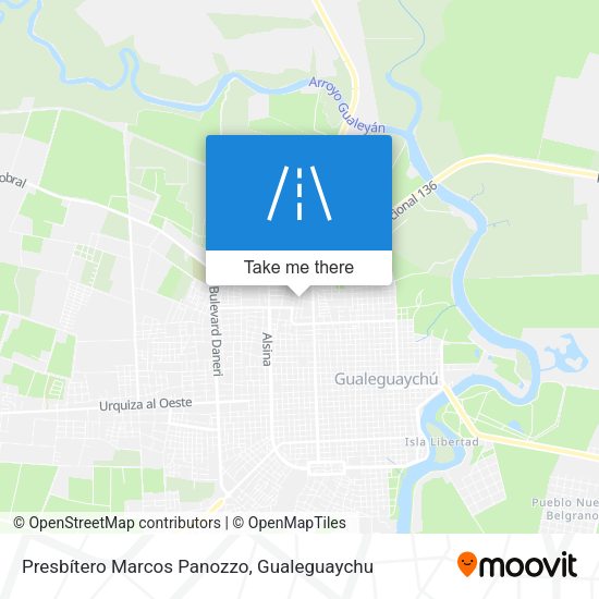 Mapa de Presbítero Marcos Panozzo