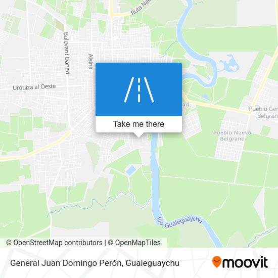 General Juan Domingo Perón map